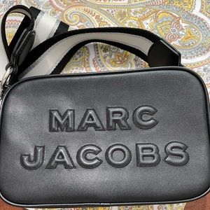 Marc Jacobs Flash Crossbody Bag, Black w/silver hardware